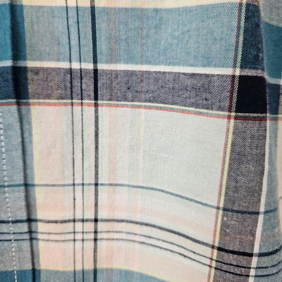 Goodfellow & Co Mens Standard Fit Plaid Short Sleeve Shirt Size XXL Casual - Picture 7 of 11